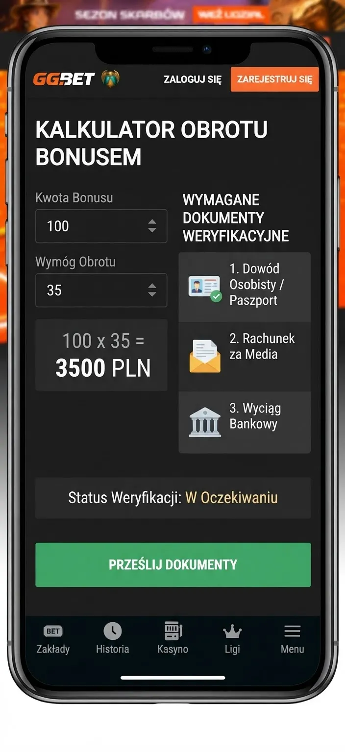 Infografika przedstawiająca warunki obrotu bonusem